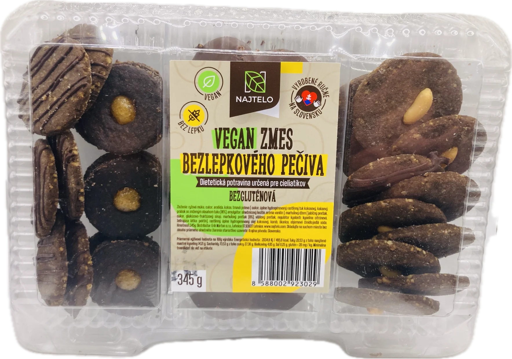 Vegan směs bezlepkového pečiva 345g