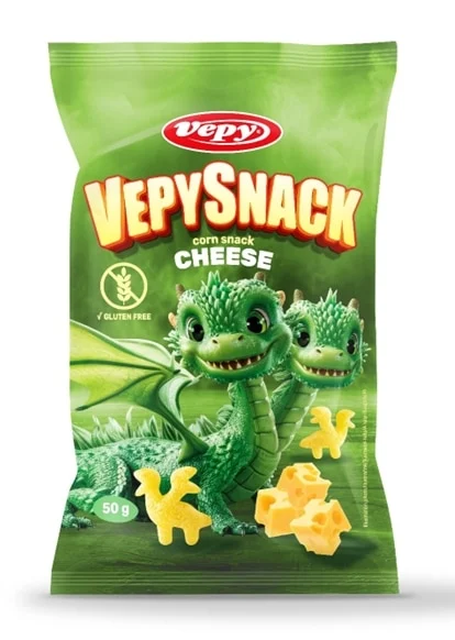 Vepy Vepysnack kukuřičný snack s příchutí sýra 50g