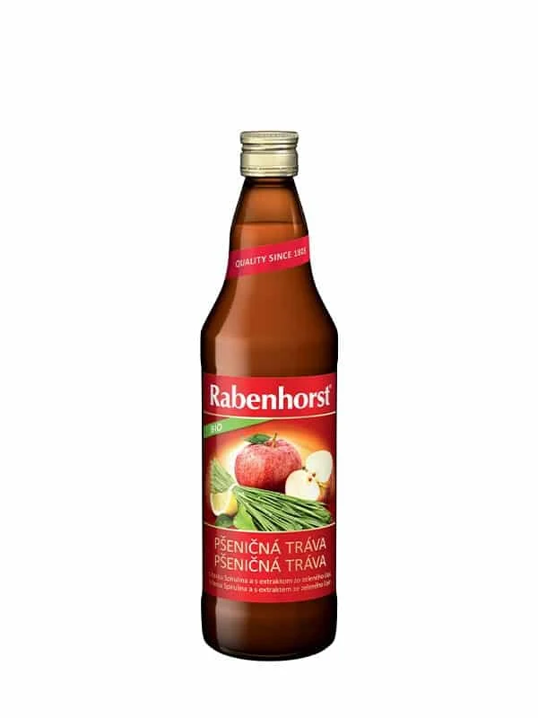 Rabenhorst Koktejl ze zelené pšeničné trávy 0,75 l BIO