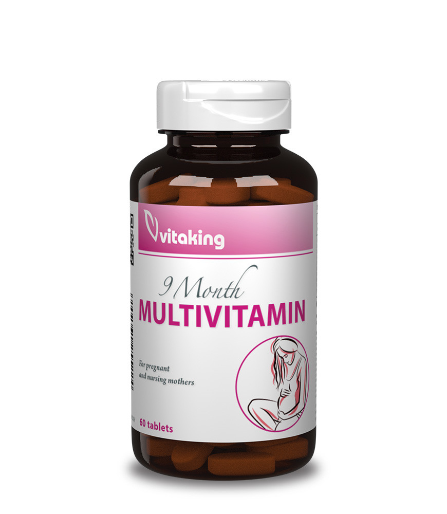 Vitaking 9 měsíců multivitamín pro těhotné 60 tablet