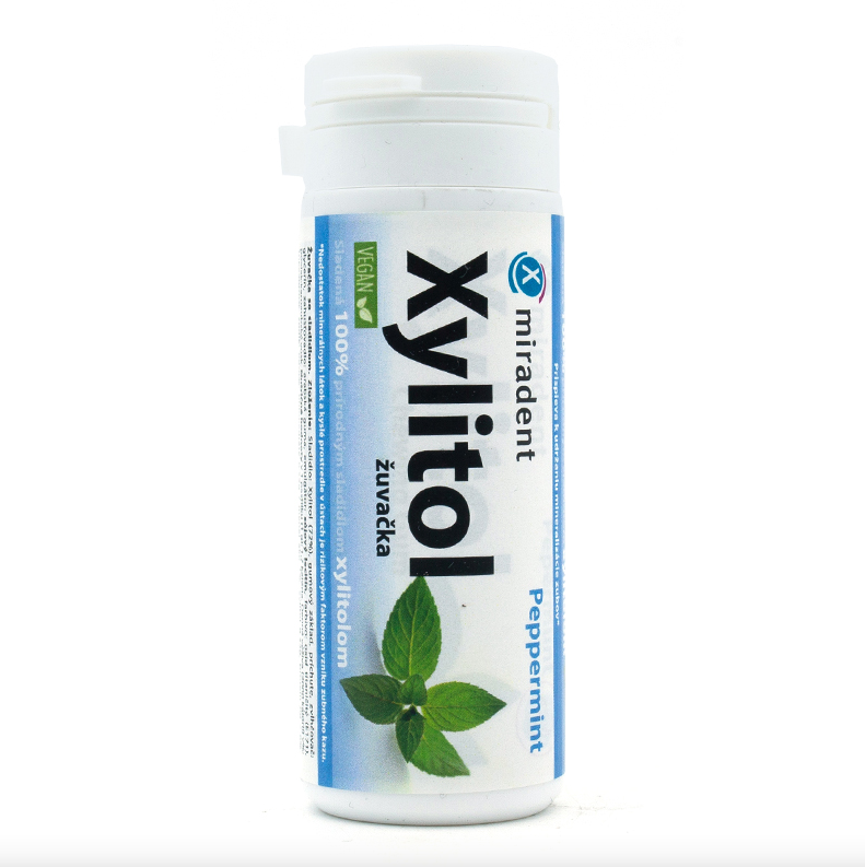 Xylitol žvýkačka, máta peprná
