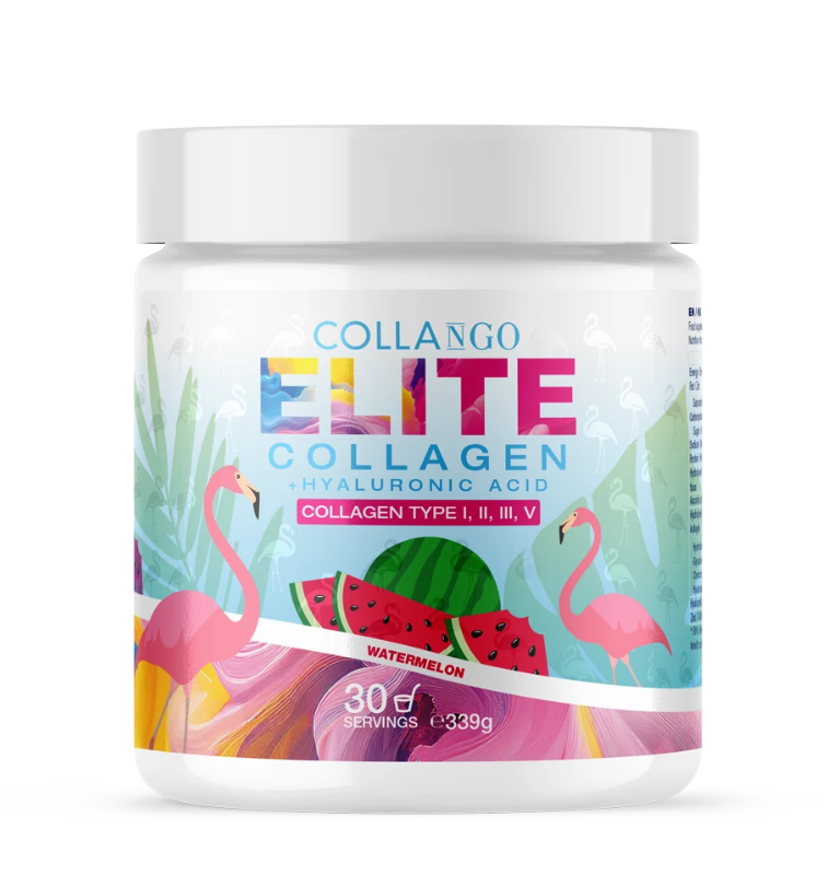 Collango ELITE KOLAGEN + kyselina hyaluronová (Kolagen typu I, II, III, V) meloun 339g