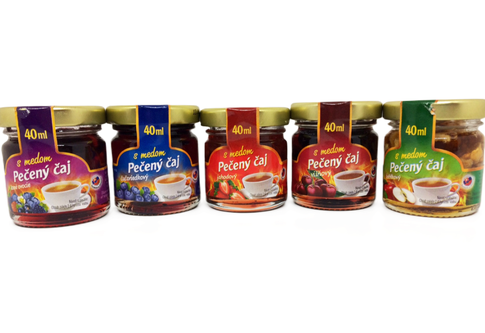 Pečený čaj s medem 40ml - různé příchutě (SVK)