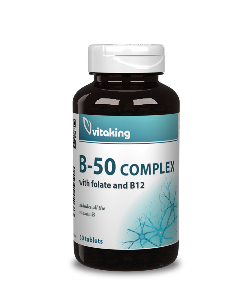 Vitaking Mega B 50 Komplex 60 tablet
