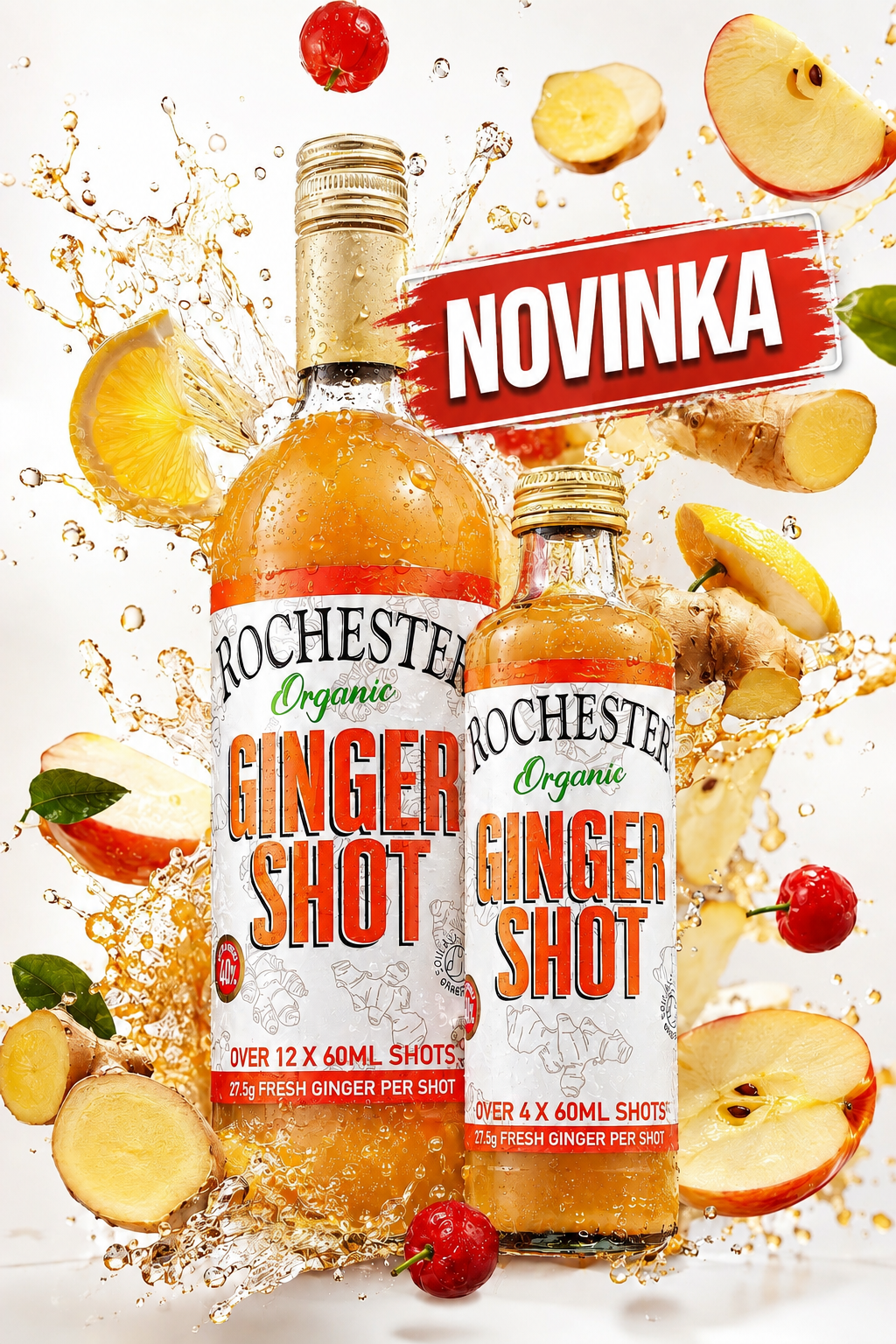 Rochester Ginger BIO Shot 250ml - Obrázek 2