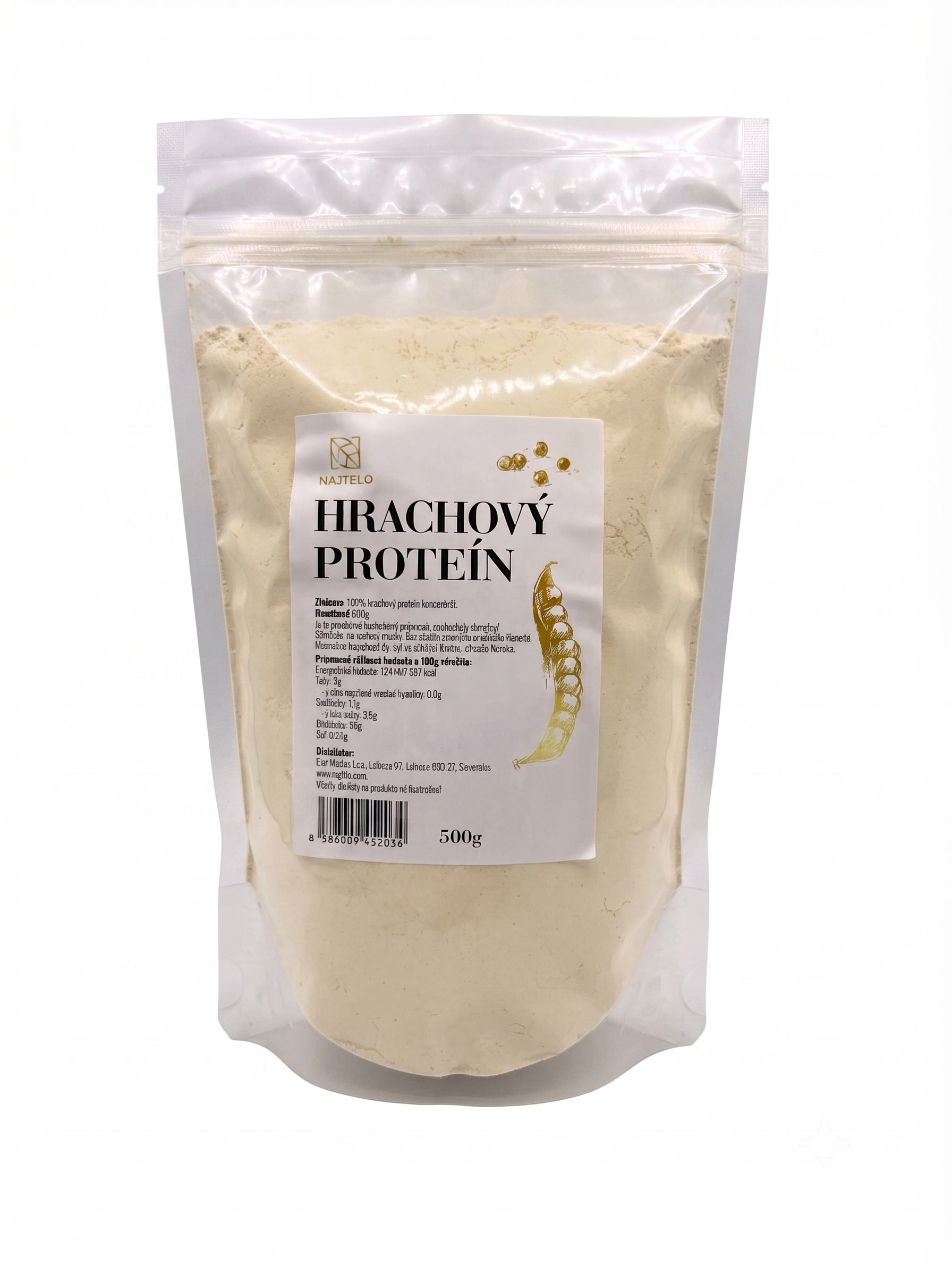 Najtelo hrachový Protein 500g