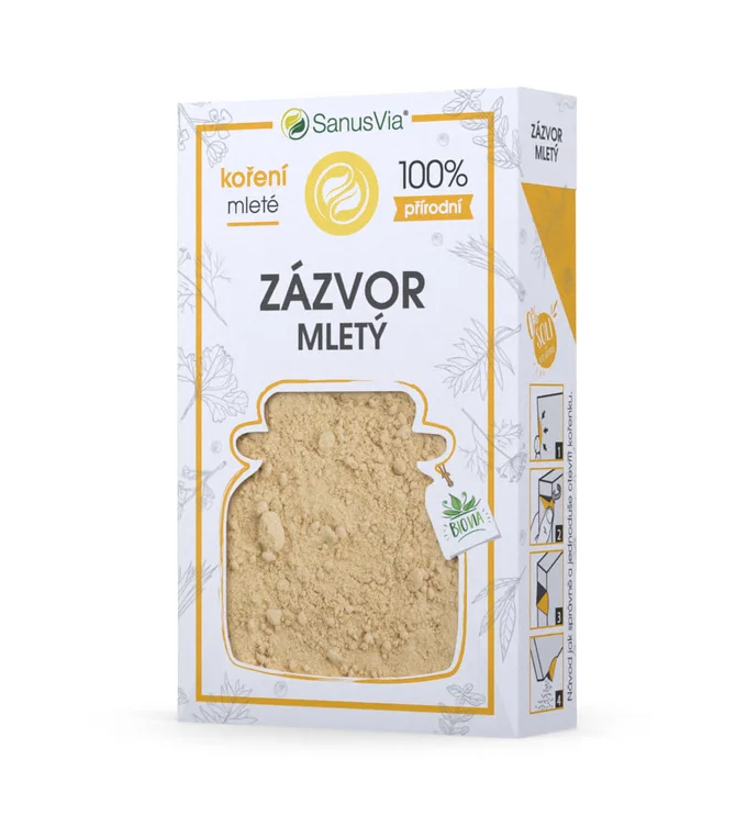 SanusVia Zázvor mletý bio 34 g