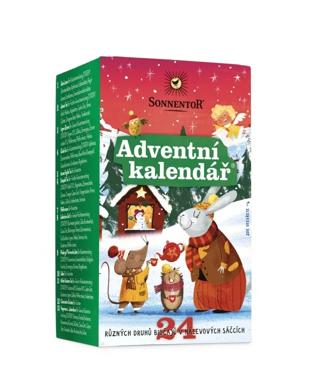 Sonnentor Adventní kalendář čajů BIO 24 ks
