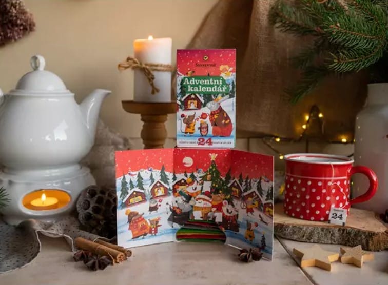 Sonnentor Adventní kalendář čajů BIO 24 ks - Obrázek 3